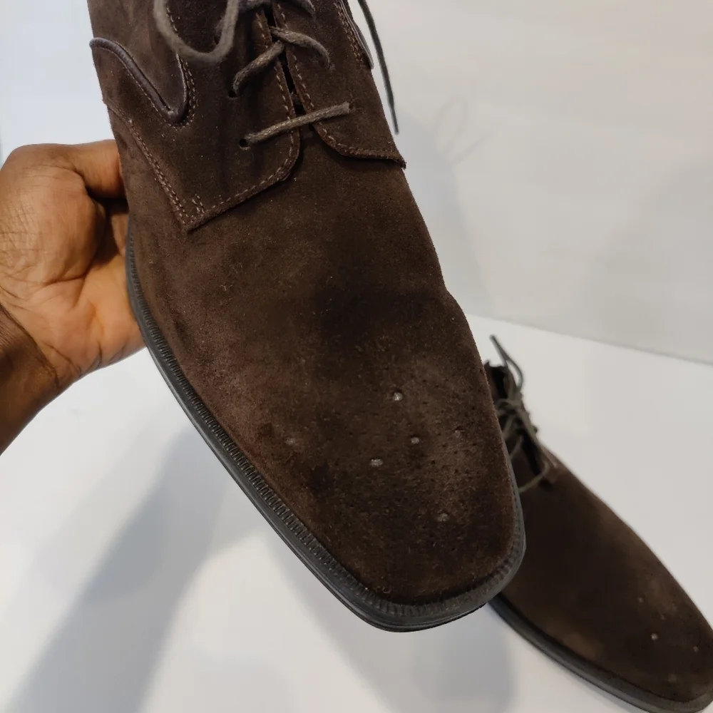 Mike Konos Suede leather Men's Oxford